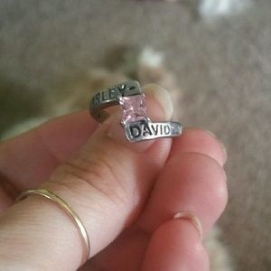 Harley Davidson ring womens Oct topaz